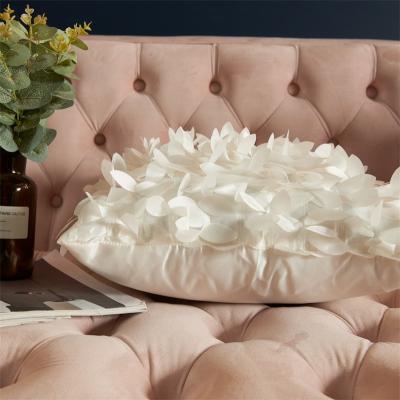 China 3D leaves wholesale high quality pillow covers with favorable price and durable in use for sale