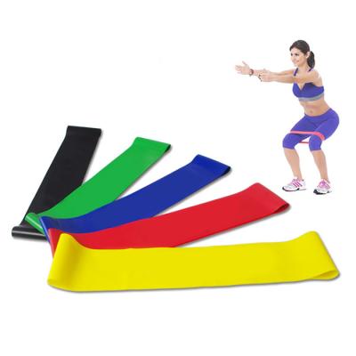 China High Quality Durable Hot Sale Latex Resistance Band Fitness Hip Circle Elastic Booty Resistance Band For Legs Strength Training for sale