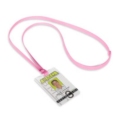 China Promotional Gift Silicone Neck Lanyard Anti-Lost Long Strap Necklace for ID Card, Badge Holder, Name Tag, Cell Phone Case, Key Chain for sale