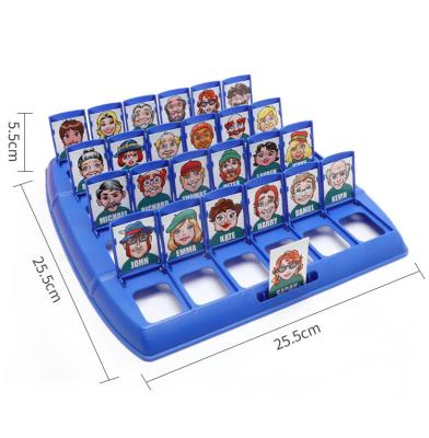 China Education Toy Family Guessing Games Guess Who I Am Classic Board Game Education Toys Parent Child Free Time Party Indoor Practicing Games for sale