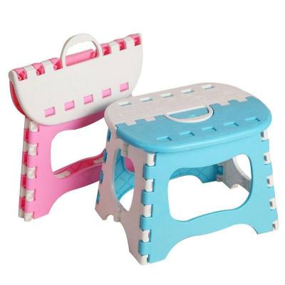 China (Size) DDP SERVICE Adjustable Home Living Room Bathroom Kids Cute Stool Plastic Folding Outdoor Step Stool Fishing Stool for sale