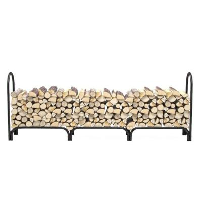 China 4.88 Meter 2 String Capacity Firewood Rack With KD Design 8 Feet Iron Firewood Log Strong Rack BLJ-2005 for sale