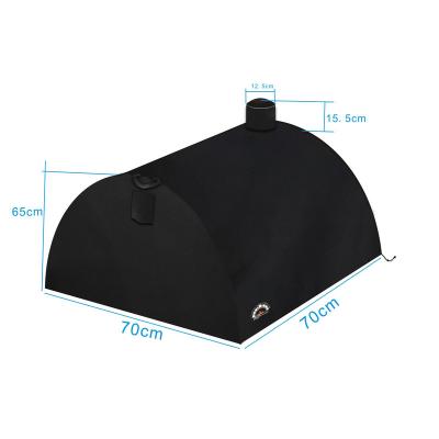 China Dustproof Factory Price Custom Design Heavy Duty Outdoor Waterproof 600D Oxford Cloth Pizza Oven Cover for sale