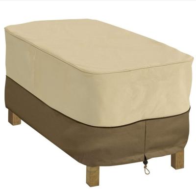 China 210D Oxford Waterproof Dustproof Furniture Cover UV Resistant Dustproof Outdoor Patio For Coffee Table for sale