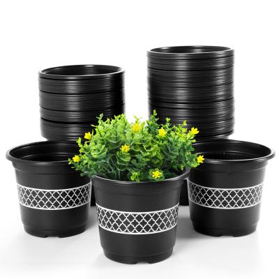 China Eco-friendly Reusable Plastic Pots For Seedlings Cutting Nursery Garden Transplant Pots for sale