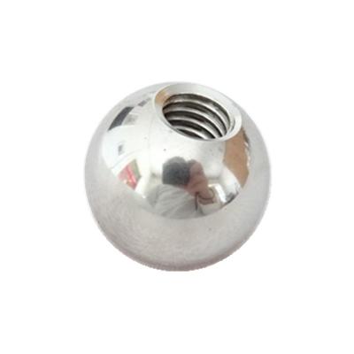 China Wholesale 15mm solid 15.8mm 16mm...25mm 30mm...60mm tapped solid stainless steel metal ball with m10 threaded blind hole for sale