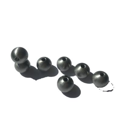 China Jewelry Wholesale OEM Perforated Drilled Solid Stainless Steel Metal Ball With Hole for sale