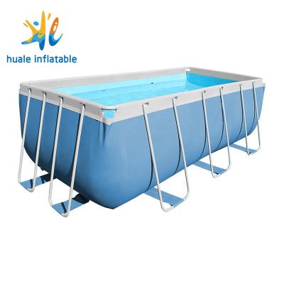 China PVC Rectangular Home Use Above Ground Garden Outdoor Event Swimming Pool Hot Sale For Wholesaler for sale