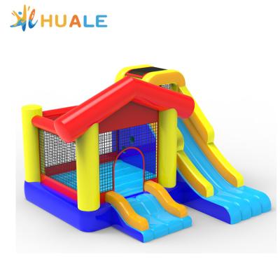 China Custom Inflatable Air Bouncer Oxford Cloth Huale Castle Jumping Bouncy Castle for sale