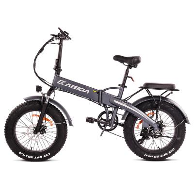 China Great Products KAISDA factory price 500W electric bike 20 inch full suspension fat tire electric bike for sale