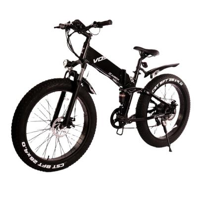 China Integrated Battery Fat Tire Electric Bicycle Two Wheels  40-60km Aluminum Alloy for sale