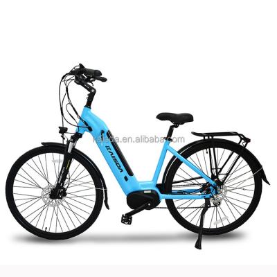 China New Design Modern Electric Bike High Performance Fashionable European Road OEM Dutch Mid Drive Mens/Womens City E Bike 28 Urban for sale