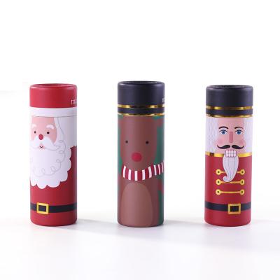 China Biodegradable Wholesale Custom Logo Printed Kraft Paper Tube /fancy paper tube packaging for sale