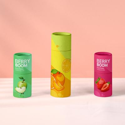 China Eco Friendly Handmade Kraft Paper Cardboard Lift Up Paper Tube For Lip Balm for sale