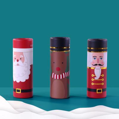 China Food Grade Handmade Custom Paper Cardboard Tubes Packaging For Christmas Candy Box for sale