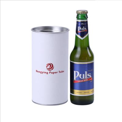 China Handmade High Quality Kraft Paper Wine Bottle Canister Packaging Tube for sale