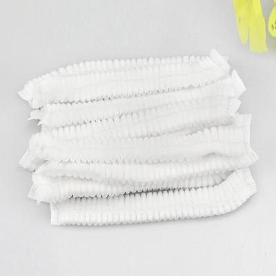 China 10gsm 21inch Disposable Nonwoven Cloth Clip Cap Broom Mop Cap for sale