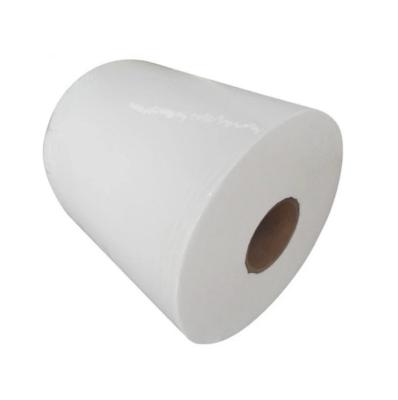 China Durable Heavy Duty Industrial Nonwoven Wiper Roll General Purpose Outdoor Cleaning Jumbo Roll Paper for sale