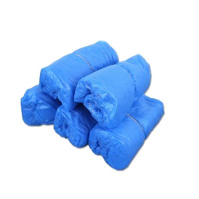 China Machine made cpe shoe covers waterproof anti-slip disposable CPE shoe covers PE medical disposable shoe cover for sale