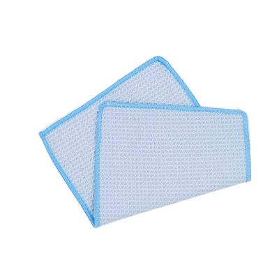 China Customizable Hot Selling Polyester Waffle Kitchen Towel Waffle Weave Customizable Towel for sale