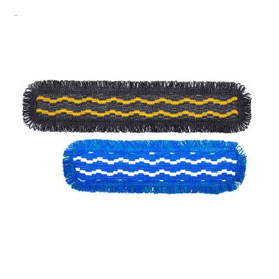 China 2022 New Minimalist Broom Pad Polyester Fiber Flat High Quality Washable Minimalist Broom Household Cleaning Tools Wipe Pad for sale