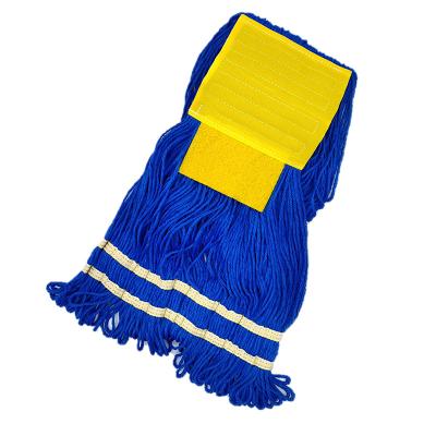 China High Quality Minimalist Blue Wet Floor Wet Mop Minimalist Customized Polyester Factory Price Factory Price Cleaning Broom With Scrubber for sale