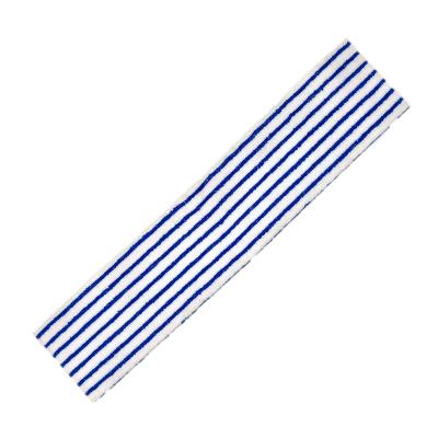 China Manufacturer Contemporary Stripe Disposable Polyester Contemporary Broom With Microfiber Blend PP Bar Disposable Broom for sale