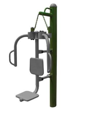 China outdoor crane sports fitness equipment galvanized steel chest trainer for sale