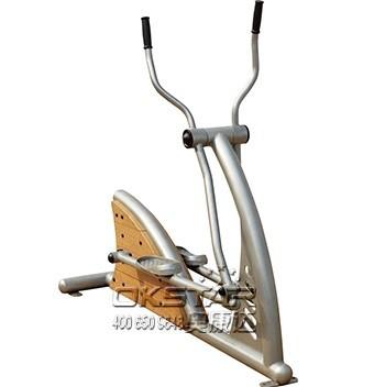 China outdoor wooden fitness equipment--WPC made in china healthy hoist outdoor elliptical bike for park for sale