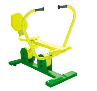 China outdoor fitness equipments steel based zinc powder coating outdoor leisure exercise rower-OK-H01 for sale