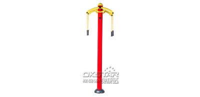 China galvanized outdoor fitness trainer arm stretcher upper limbs trainer for sale