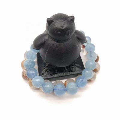 China Feng Shui carving High Quality Healing Crystal Spiritual Stone Crystal Obsidian Snorlax for sale