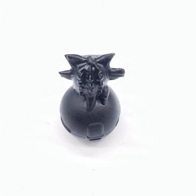 China Wholesale Natural Crystal Feng Shui Polishing Hand Carved Healing Gemstone Obsidian Gengar Carvings For Fengshui Decoration for sale