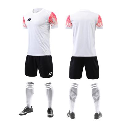 China Simple soccer jersey white soccer jerseys thailand soccer uniform 014 for sale