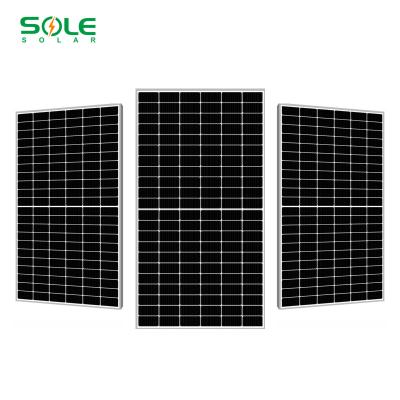 China Half Cell Solar Power Systems Solar Panels 132 Cells 500W 520W 530W 550W Perc Solar Panels Mono Monocrystalline PV Module Solar Panel for sale