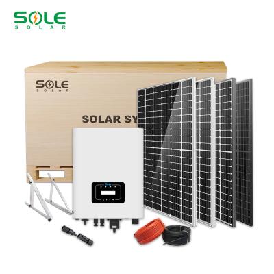 China 3phase 15kw home solar power system on grid solar system 10kw full on grid 5kw on grid solar system for sale