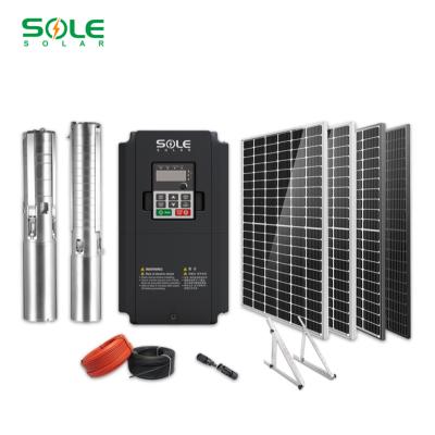 China Commercial Three Phase Solar Water Pump System 0.75KW-18.5KW for Farm Irrigation Pump System MPPT Solar Three Phase Solar Pump Inverter for sale