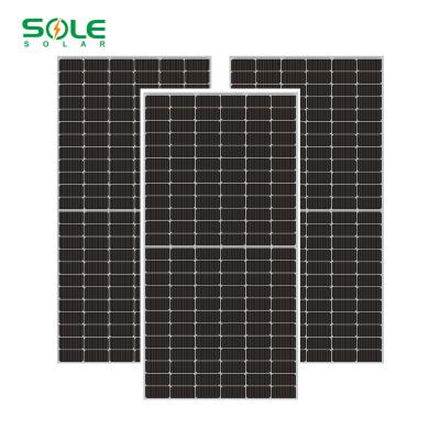 China 600 Watt Solar Power Systems Mono Solar Panels Half Cut 550w 560w 600w PERC 144cells Mono Solar Photovoltaic Monocrystalline Panel for sale