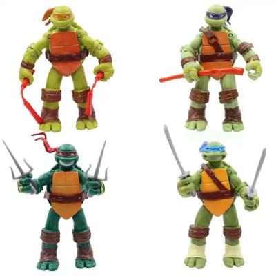 China Cartoon JM Toy By DHL Shipping-4pcs/lot-PVC Toys Movie Game Characters Turtles Action Number PVC Toys for sale