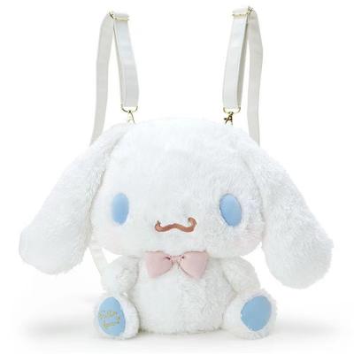 China JM Kawaii Sanrio Plush Cartoons Anime Melody Kuromi Cinnamoroll Shoulder Bag Plushie Backpack Stuffed Toy Schoolbag Kids Doll for sale