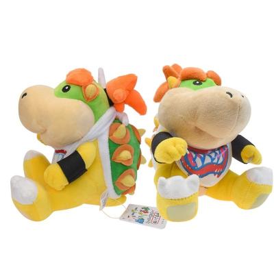 China JM Super Mario 3D Earth Bone Eco-Friendly Koopa Dragon Dark Bowser Friens Doll Soft Plush Stuffed Toys Mario Bros Animals Toys for sale