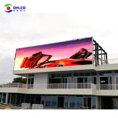 China Outdoor Led Display P6 P8 P10 Front Service Fixed Exterior Video Wall And Video Billboard Sign Board Signage Advertising Screen for sale