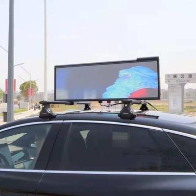 China P2.5 P5 3G 4G Outdoor Programmable Taxi Top Sign Customized High Resolution LED Display For Advertising for sale