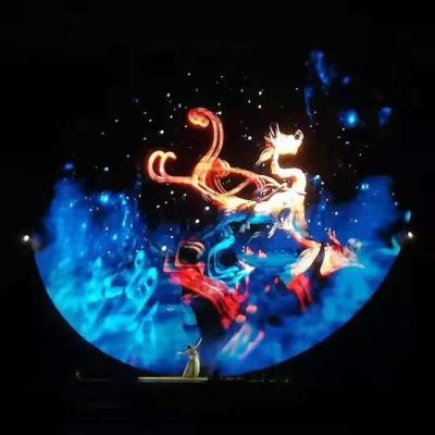 China Indoor Video and Display Advertising Curved LED Wall Panel Customized Round Circle LED Module P2.5 P4 LED Panel Soft Flexible Wall for sale