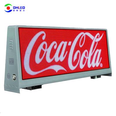 China Outdoor Taxi P5 Top Led Display Car LED Signs For Mobile Advertising for sale