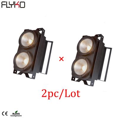 China Factory price 2 eyes cob 2x100w /cool warm white stage blinder 38*18*19 for sale