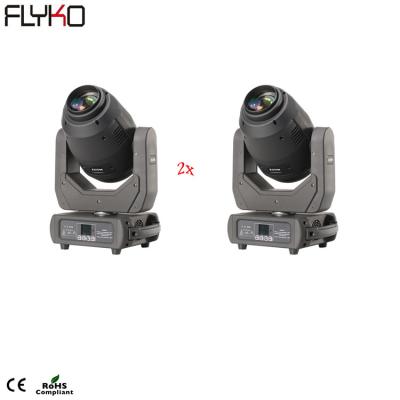 China Free Shipping Theme Park High Qulity 2pcs 250W 3in1 Zoom LED Moving Head Light for sale