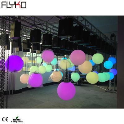 China Can Dimmer Down Lift RGB DMX Stage Kinetic Magic Ball Hanging Lift Led Ball Light For Disco DJ Show for sale