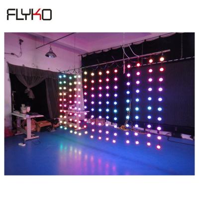 China New idea foldable led pixel ball for DJ background decoration for sale