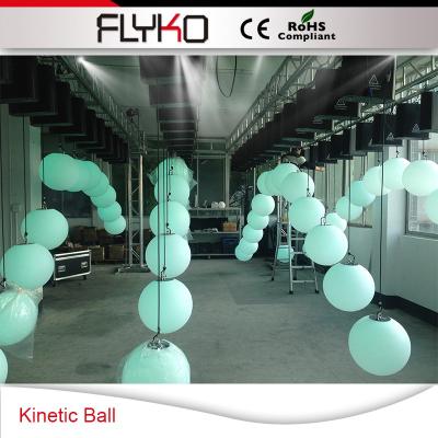 China Box Dimmer DMX LED 3D BALL Hall Decoration 3D Led Kinetic Lifting Ball for sale